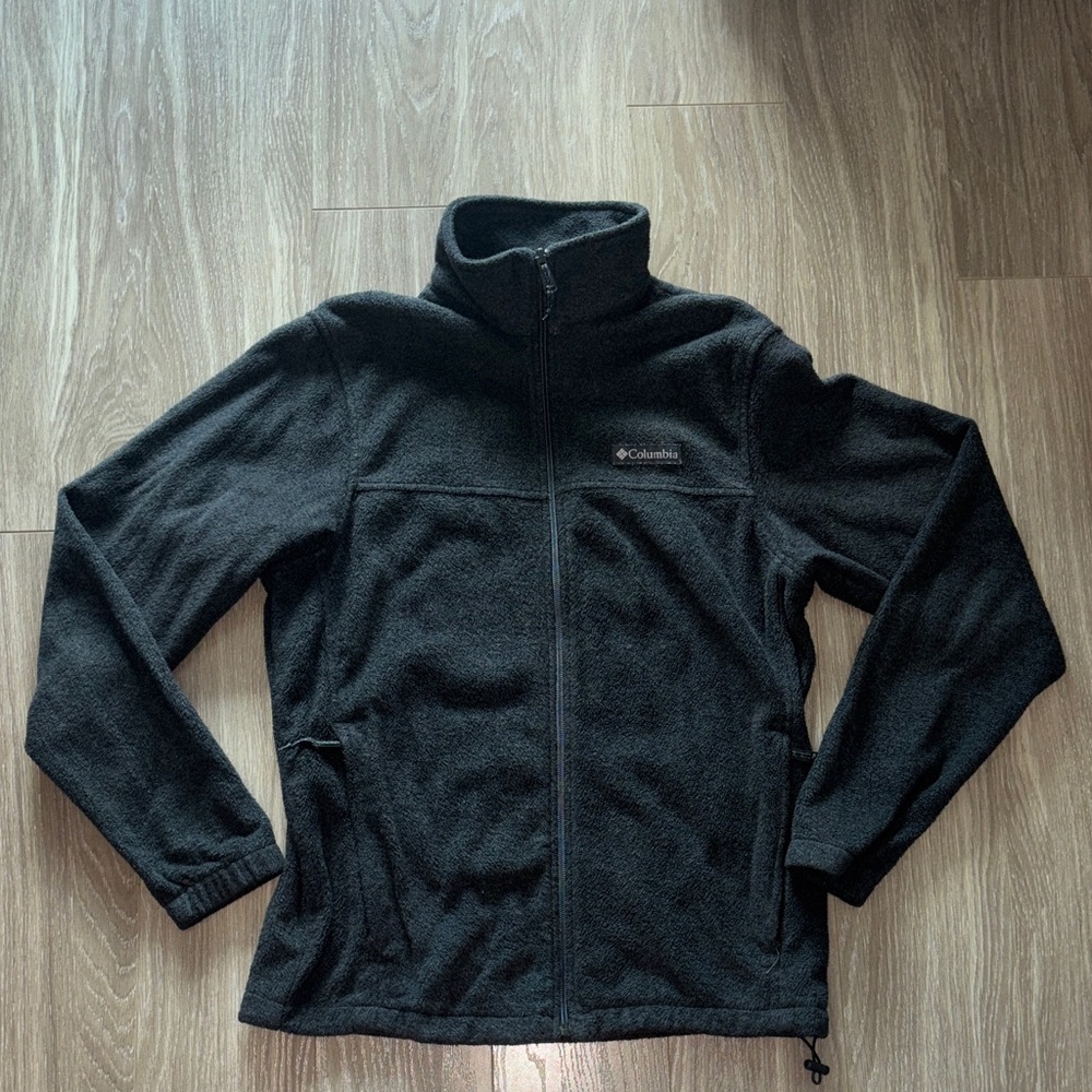 Columbia Men’s Charcoal Gray Full-Zip Fleece Jacket